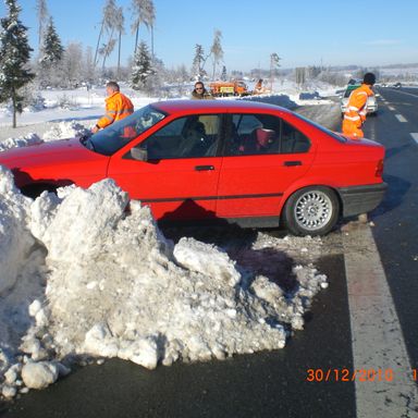 Unfall im Winter